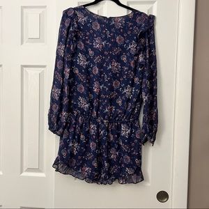 Long sleeve floral romper | Size L - Joie